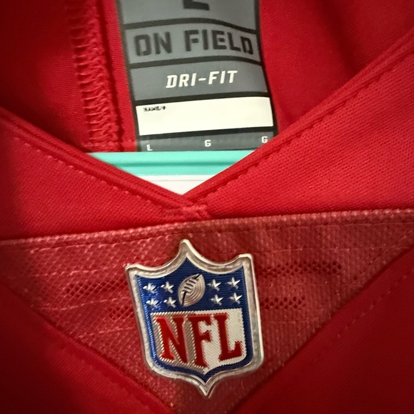 Nike Red NFL Jersey with Number 5 - Picture 8 of 8